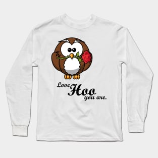 Owl - Love Hoo You Are Long Sleeve T-Shirt